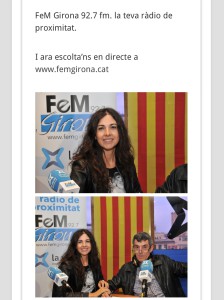 girona ara entrevista Clara Sánchez-Castro 5 oct 2015